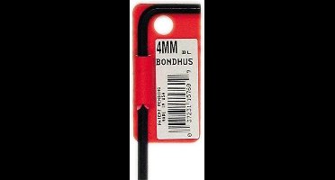 Bondhus ProGuard 1,27 mm Hex korte arm L-sleutel 15849 - Protanium staal