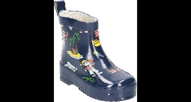 Playshoes Unisex Laarzen - Blauwmarine - Maat 22