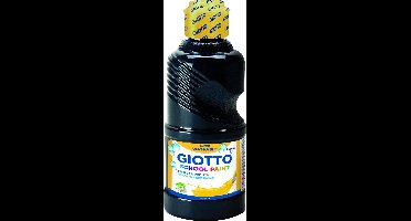 Giotto Plakkaatverf School Paint Junior 250 Ml Zwart