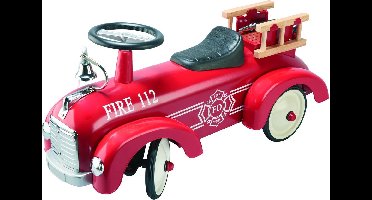 Goki Loopauto brandweerwagen rood