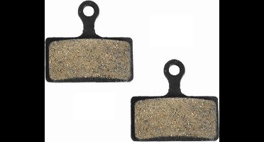 G01S / G02A / G03C standaard remblokken 2 stuks voor o.a. Shimano SLX / XT / XTR - inclusief schijfremblokveer - Zwart