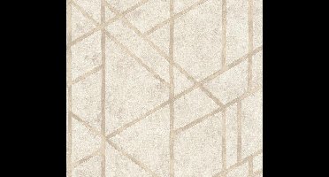 BETONLOOK BEHANG | Industrieel & Grafisch - crème goud - A.S. Création Metropolitan Stories