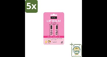 5 x Sence - Moisturise & Nourish - Lippenbalsem Duo - Voedend - 2 x 4,3 g - Wasstrips - Lippenbalsem - Voedend Lippenbalsem - Hydraterend Lippenbalsem - Droge Lippen - Gezonde Lippen