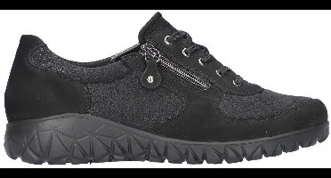 Waldläufer Havy Soft - dames sneaker - Zwart - maat 37 (EU) 4 (UK)