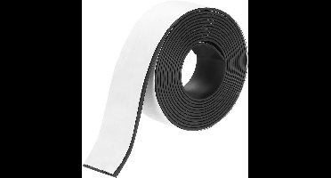 Magneetband 2 m x 30 mm - zelfklevend - voor etiketten en labelen - ideaal voor whiteboards en koelkasten - ServiceTopper