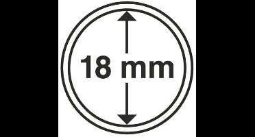 Muntcapsules Rond - geschikt voor munten Ø 18 mm. - GRIPS