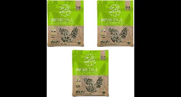 Bunny Nature Maxi Mix Pepermuntblad - Natuurlijke Snack 400gr - 3 stuks - Multipack