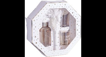 Geurset - geurglas - geurstokjes - geurkaarsen geschenkset - geschenkset - kerst