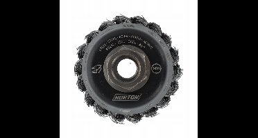 Norton Staalborstel voor Haakse Slijper 65mm M14 x 0,35mm Draad
