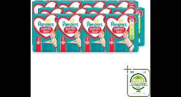 12 x Pampers – Luierbroekjes – Baby Dry Pants Maat 4 – 25 Luiers - Grootverpakking - Vaatwasstrips - Baby Luier - Droge Luier - Luier Voor Baby - Luier Maat 4 - Luier Voor 9-14 Kg