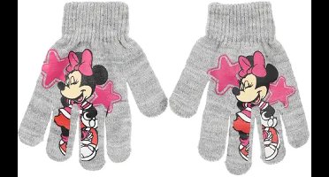 Minnie Mouse Kinderhandschoenen – Lichtgrijs – 3 t/m 6 Jaar