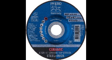 PFERD TOOLS AFBR.SCH. E 125-4,1 CERAMIC SGP STEELOX