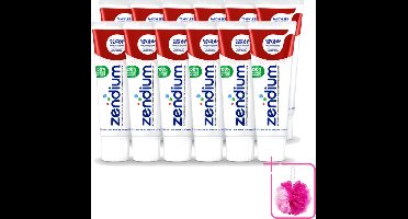 12 x Zendium – Tandpasta – Tandvlees Protect – 75 ml - Bulkverpakking - Gevoelig tandvlees - Douchemop - Tandvlees bescherming