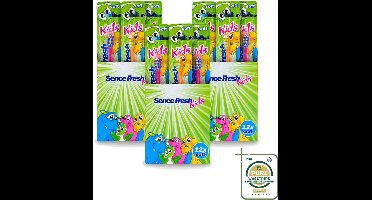 3 x Sence - Fresh Kids Soft - Tandenborstels - Zacht - 12 Tandenborstels - Wasstrips - Tandenborstels Voor Kinderen - Zachte Tandenborstels - Kindertandenborstels - Tandenborstel Voor Kinderen - Gezonde Mondhygiëne