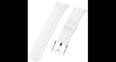 Annadue Mannen Siliconen Horlogeband voor Smartwatches (WHITE)