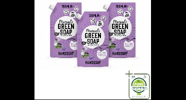 3 x Marcel’s Green Soap – Handzeep Navulling – Lavendel & Rozemarijn – 500 ml - Grootverpakking - Vaatwasstrips - Handzeep - Natuurlijke Handzeep - Plantaardige Handzeep - Lavendel Handzeep - Rozemarijn Handzeep