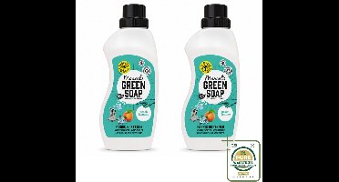 2 x Marcel's Green Soap - Wasverzachter - Perzik & Jasmijn - Zachte frisheid - 30 Wasbeurten - 750 ml - Wasstrips - Wasverzachter - Wasverzachter Perzik En Jasmijn - Wasverzachter Voor Kleding - Wasverzachter Frisheid - Wasverzachter Vegan