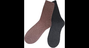green-goose® Alpaca Sokken | Heren | Donker Grijs en Blauw | 2 Paar | 100% Alpaca Wol | Maat 39-42 | Heerlijk Warm en Rekbaar