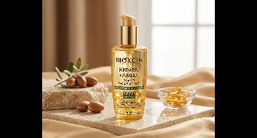 Bioxcin Keratin & Argan Repairing Hair Care Oil – Herstellende Haarolie tegen Haaruitval – Voor alle Haartypes – 150 ml - Keratine olie - Argan olie - Bio Keratin - Haarverzorging