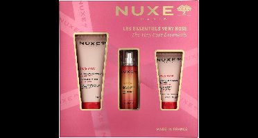 Nuxe Very Rose Set 180 ml - Shower Gel 100ml/ Edp Spray 30ml/Hand Cream 50ml