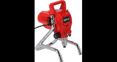 YATO YT-82557 Airless Verfspuitssysteem 850W - Airless Muurverfspuit (Max. 20.7 MPa / 207 Bar) - Flow 1.8 L/min - Met 9m Hogedrukslang & Spuitpistool (Nozzle 517)