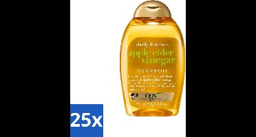 25 x OGX - Apple Cider Vinegar - Shampoo - Clarify + Shine - 385 ml - Voordeelverpakking - 25 stuks