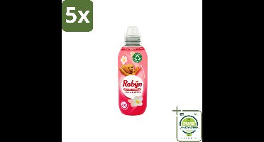 5 x Robijn – Wasverzachter – Jasmijn Bloesem – 650 ml - Grootverpakking - Vaatwasstrips - Wasverzachter Jasmijn Bloesem - Wasverzachter Jasmijn - Wasverzachter Voor Kleding - Wasverzachter Met Geur - Wasverzachter Voor Wasmachine