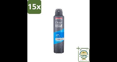 15 x Dove - Deodorant - Spray Men+Care Cool Fresh - Verfrissend en langdurige bescherming - 250 ml - Wasstrips - Deodorant Spray - Zweetgeur - Langdurige Bescherming - Frisheid - Mannelijke Geur
