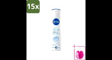 15 x Nivea - Deodorant Spray - Fresh Natural - 48 Uur Lang Werkend - 150 ml - Bulkverpakking - NIVEA Deodorant Spray - Douchemop - Anti-transpirant