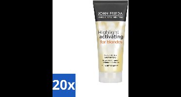 20 x John Frieda – Shampoo – Sheer Blonde Highlight Activating Brightening – Voor highlights – 250 ml - Voordeelverpakking - 20 stuks