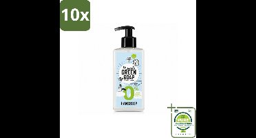 10 x Marcel's Green Soap - Handzeep 0% - Zachte verzorging - 250 ml - Grootverpakking - Vaatwasstrips - Handzeep 0% - Gevoelige Huid - Milde Handzeep - Plantaardige Glycerine - Allergiegecertificeerd