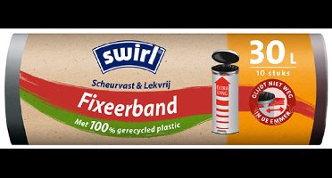18x Swirl fixeerband XL vuilniszakken voor pedaalemmer 30 liter (10 stuks) - XL verpakking