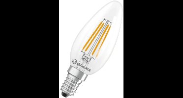 Ledvance LED Classic B35 Kaarslamp E14 - 3.4W 470lm 2700K 230V - Ø35mm - Vervanger 40W Gloeilamp - Geschikt voor Nachtlampje & Tafellamp - 10 stuks