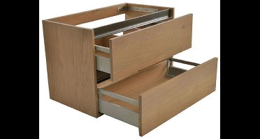 Wiesbaden OAK Onderkast 2 Laden 100 x 46 cm - Eikenhout