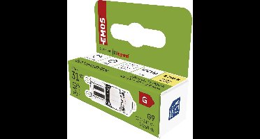 EMOS Halogeenlamp JC 30 W G9 warm wit, ZE0305