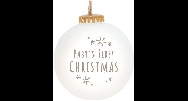 Ball white baby's 1e kerst 85mm
