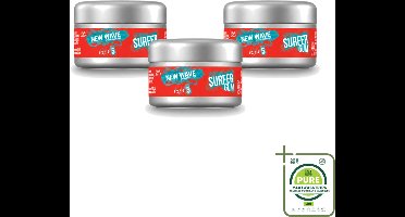 3 x Wella – New Wave Ultimate Effect Surfer Gum - 75 ml - Grootverpakking - Vaatwasstrips - Haarstructuur - Haartextuur - Haardefinitie - Haarfixatie - Haarstijl