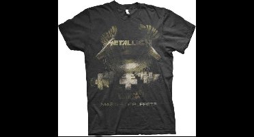 Metallica - Master Of Puppets Distressed Heren T-shirt - 2XL - Zwart
