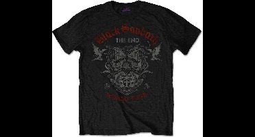 Black Sabbath - The End Mushroom Cloud Heren T-shirt - S - Zwart