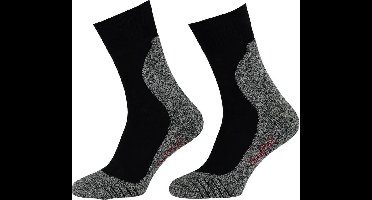 Xtreme - 6-Pack - Sportsokken - Coolmax - Anti-Blaren - Heren / Dames - zwart - 42-45 - 122741000