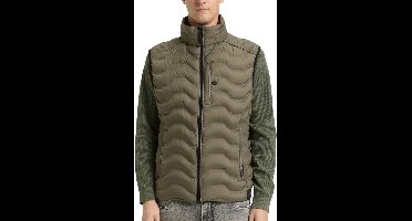 Tom Tailor - Bodywarmer - Heren - 3XL-3XL (58) - Olijf - Polyester - 1048510