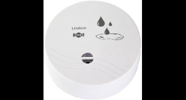GELLDG Lekdetector - Lekalarm - Set van 2 - 90 dB lekalarm - Leksensor - Werkt op batterijen - Geschikt voor kelders, badkamers, wasruimtes, keukens, garages en zolders - Batterijen niet inbegrepen