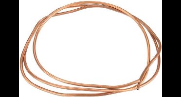 KARZO - Koperen ronde slang 2 m - 4 mm ID 5 mm OD - geschikt voor koelsanitair