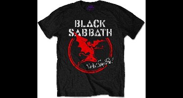 Black Sabbath - Archangel Never Say Die Heren T-shirt - S - Zwart