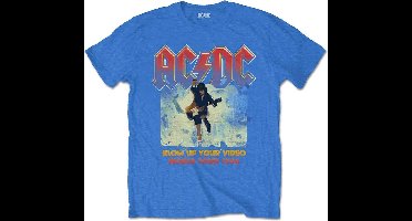 AC/DC - Blow Up Your Video Heren T-shirt - 2XL - Blauw