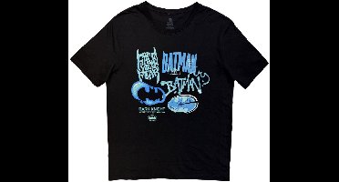 DC Comics - Batman Face Your Fear Heren Tshirt - L - Zwart