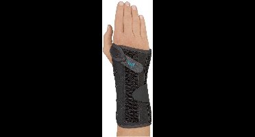 Basko Wrist Lacer Polsbrace - M - Rechts - Zwart - Kort