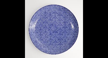 Tokyo Design Studio - Nippon Blue Dinerbord - Stippen - 25.7x3cm