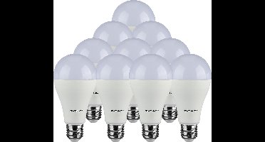 V-TAC VT-215 LED Lamp - SMD - Samsung - E27 Houder - IP20 - 15W - Warm Wit - 3000K - 66,5 x 134mm - Set van 10