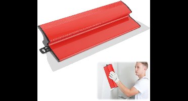 GELLDG Spatule Enduit - 41 cm - Z-vormige Handgreep met Uitneembare Mes - Geschikt voor Plafond en Muur Pleisterwerk - RVS Mes 0,3 mm Dik - Verfbenodigdheden en Gereedschap